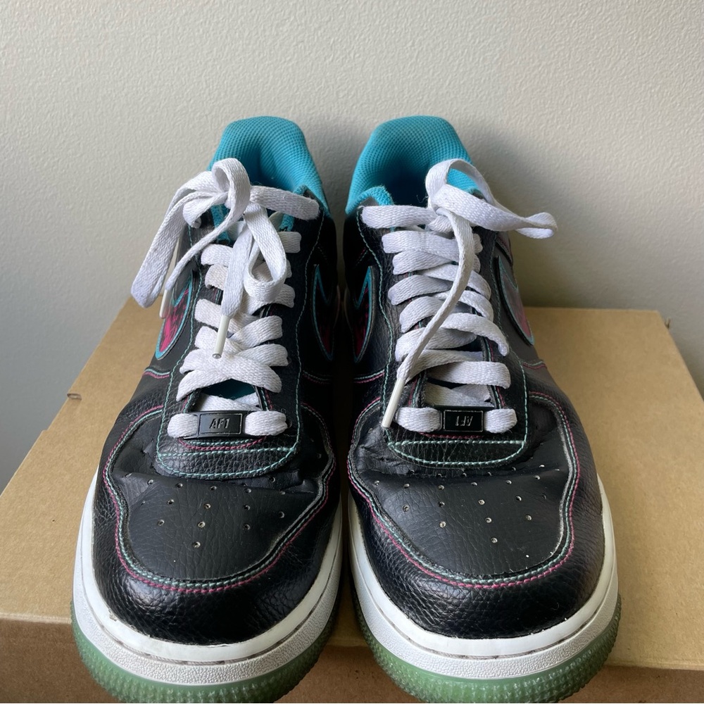 Nike Air Force 1 Miami Nights ‘07 Size 9 Lv8 Sneakers Worn a few times. - Picture 5 of 10